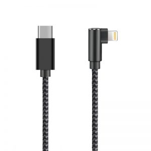 USB-C to Right Angle Lightning Cable factory wholesale lightning cable manufacturer