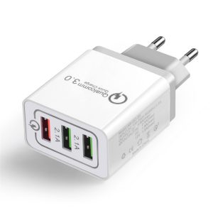 30W 3 USB Wall Charger QC 3.0 fast charger