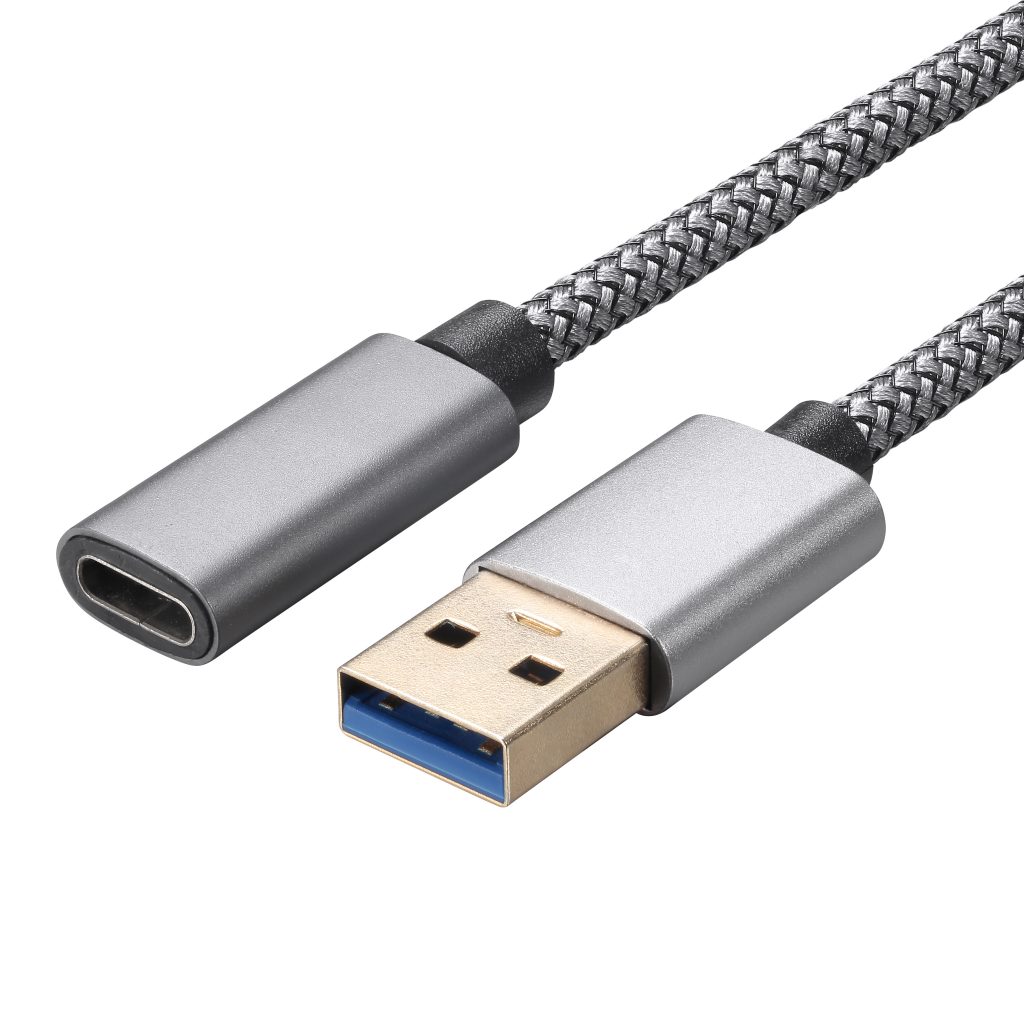 USB Male to USB Type C Female Cable