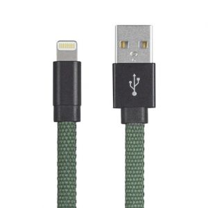 Nylon Braided Flat iPhone x Charger Cable
